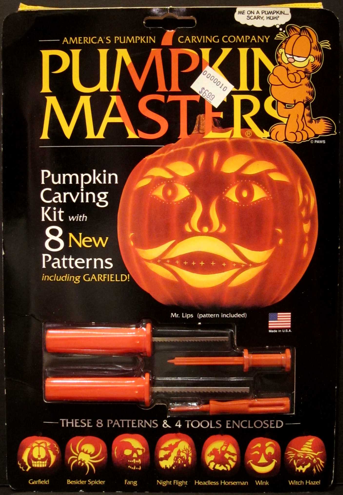 Masterpiece Pumpkins CARVING KITS & SUPPLIES carving kits, pattern